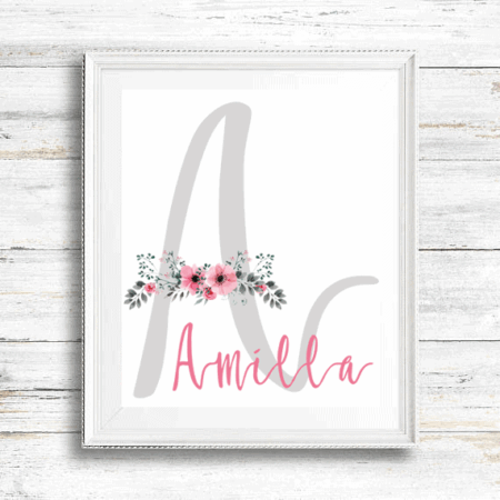 Virágos monogram