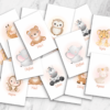 Ismerkedj meg a Minifalva új egyedi tervezésű gyerekszoba dekorációs kiadásával, az állatos memóriajáték nevű babakártya csomaggal.
