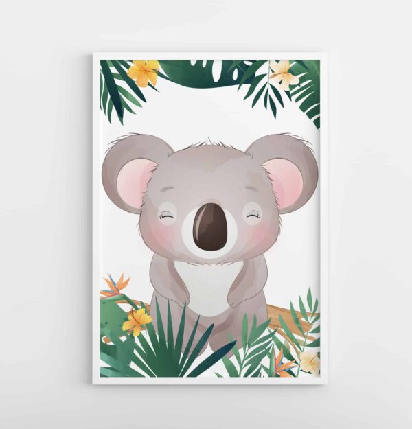Dzsungel koala gyerekszoba dekoráció